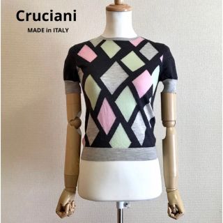 クルチアーニ(Cruciani)のCruciani カシミヤシルク半袖プルオーバーニット(ニット/セーター)