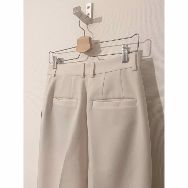 6(ROKU)POLYESTER RAYON BOOTCUT PANTS