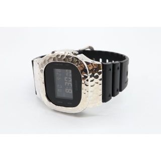 G-SHOCK - カシオ カスタムGショック シルバー925 DW5600 槌目加工