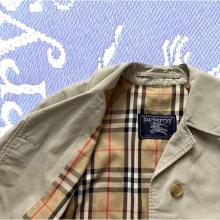 バーバリー(BURBERRY) ステンカラーコート(メンズ)(ホワイト/白色系