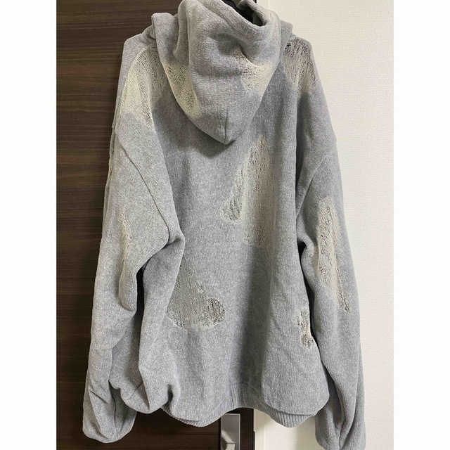doublet 23SS RIPPED OFF KNIT HOODIE