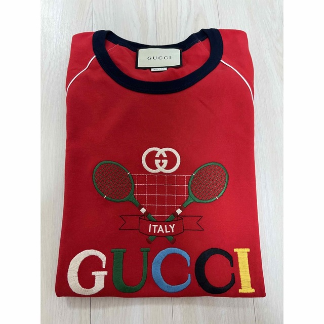 Gucci - 【クリーニング済み】GUCCI刺繍Tシャツ正規品の通販 by