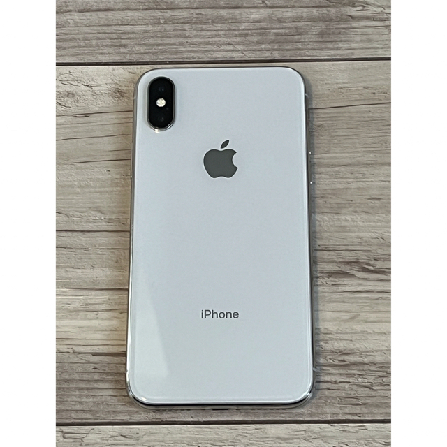 iPhone - iPhoneX 64GB シルバー SIMロック解除済みの通販 by colo