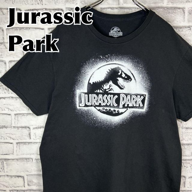 Jurassic Park ジュラシックパーク白黒 恐竜 Tシャツ 半袖 輸入品 | フリマアプリ ラクマ