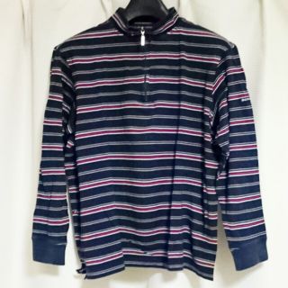 バーバリー(BURBERRY)の◆608 BURBERRY GOLF　ボーダー八分袖シャツ　Ｍ(Tシャツ/カットソー(七分/長袖))