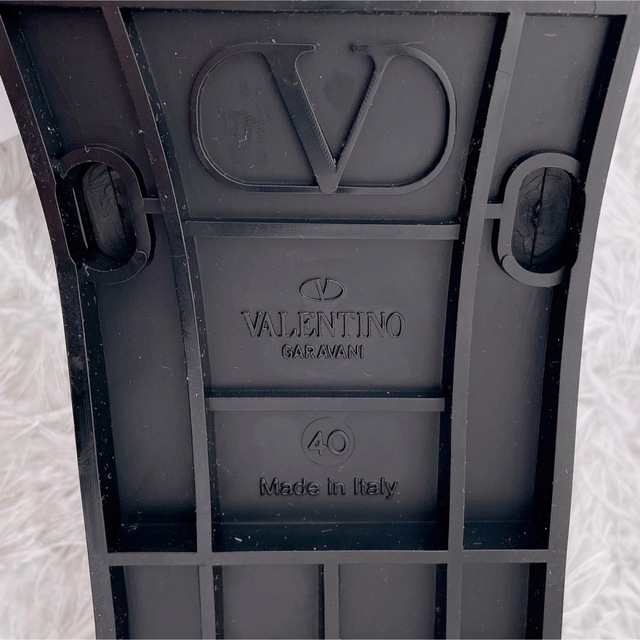VALENTINO ヴァレンティノ　スタッズ　ラバー　スライド　サンダル　新品 7