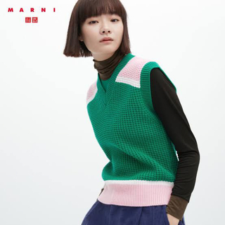 マルニ(Marni)のsale!新品タグ付☆UNIQLO ×MARUNI☆ポップコーンニットベストG(ニット/セーター)