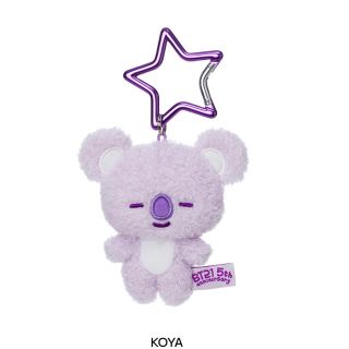 値下げ　BT21 パープル アート展  コヤ　KOYAマスコット(アイドルグッズ)