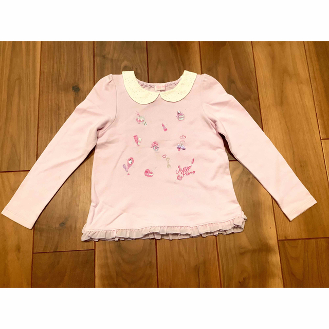 メゾピアノ　長袖シャツ キッズ/ベビー/マタニティのキッズ服女の子用(90cm~)(Tシャツ/カットソー)の商品写真