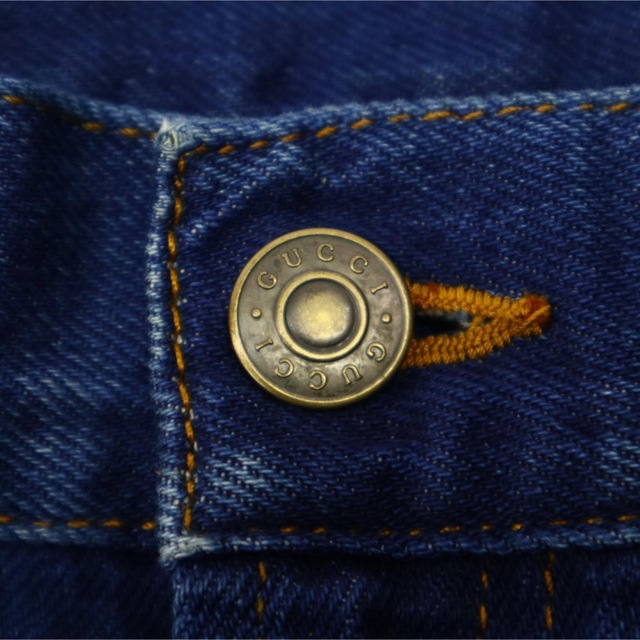 Gucci(グッチ)のグッチ 未使用 フローラル×タイガー 刺繍 デニム ストレートジーンズ 26 M レディースのパンツ(デニム/ジーンズ)の商品写真