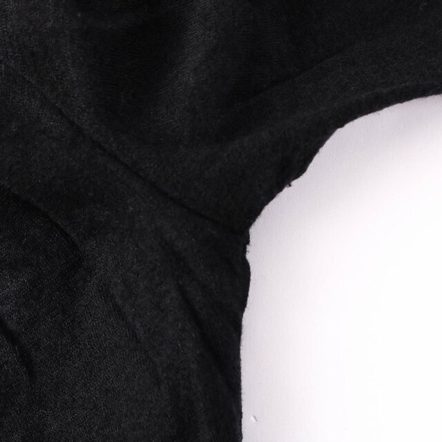 マックスマーラ 長袖Tシャツ カットソー 無地 ハイネック トップス イタリア製 ウール混 レディース Mサイズ ブラック MAX MARA