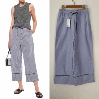 スリーワンフィリップリム(3.1 Phillip Lim)の【新品】3.1 Phillip Lim  ストライプ カジュアルパンツ(カジュアルパンツ)