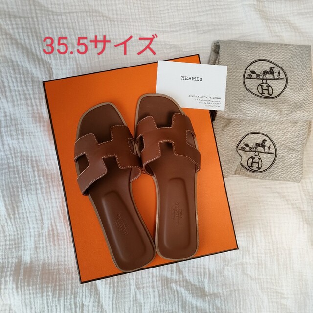 Hermes(エルメス)のpecorinさま専用　エルメス　オラン　35.5 レディースの靴/シューズ(サンダル)の商品写真