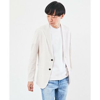 メンズメルローズ(MEN'S MELROSE)の【ライトベージュ】ドライジャージカーディガンジャケット(その他)