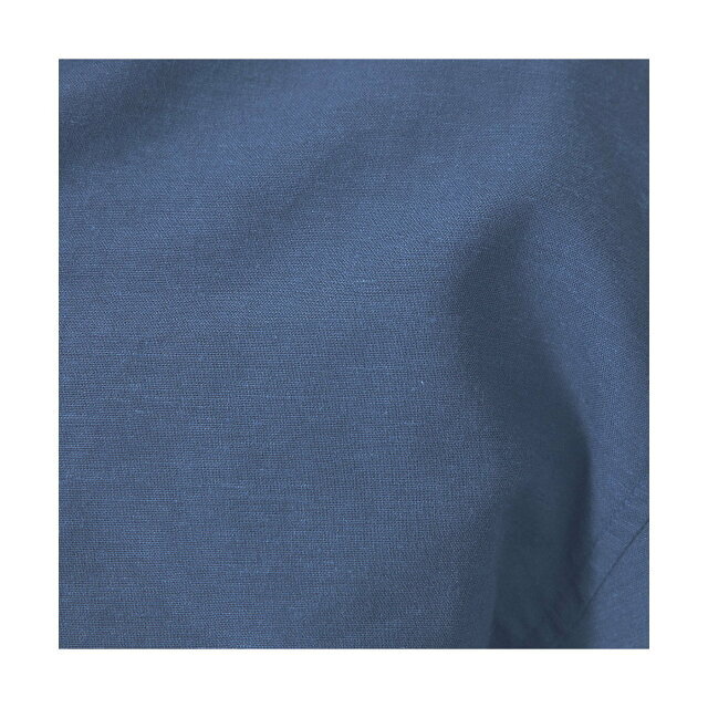 ABAHOUSE(アバハウス)の【ブルー】【ナチュラルリネン】オープンカラー 半袖シャツ メンズのトップス(シャツ)の商品写真