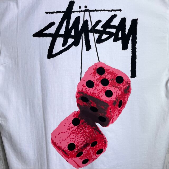 STUSSY   新品両面プリントステューシー ダイス Tシャツ L