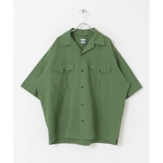 サニーレーベル(Sonny Label)の【KHAKI】ARMY TWILL Cotton/Linen Utility Shirts(シャツ)