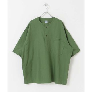 サニーレーベル(Sonny Label)の【KHAKI】ARMY TWILL Cotton/Linen Henley Shirts(シャツ)