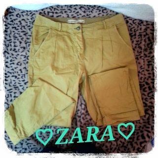 ザラ(ZARA)のZARA♥ｲｴﾛｰｻﾙｴﾙ風pants(カジュアルパンツ)