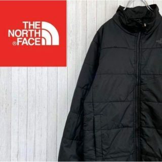 ザノースフェイス(THE NORTH FACE)のノースフェイス　ダウンジャケット　黒　刺繍ロゴ　キッズ　L(14/16)(その他)