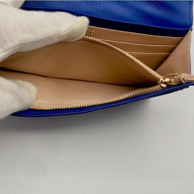 ⭐希少美品⭐ クロエ アルファベット フラップ 長財布 人気デザイナー
