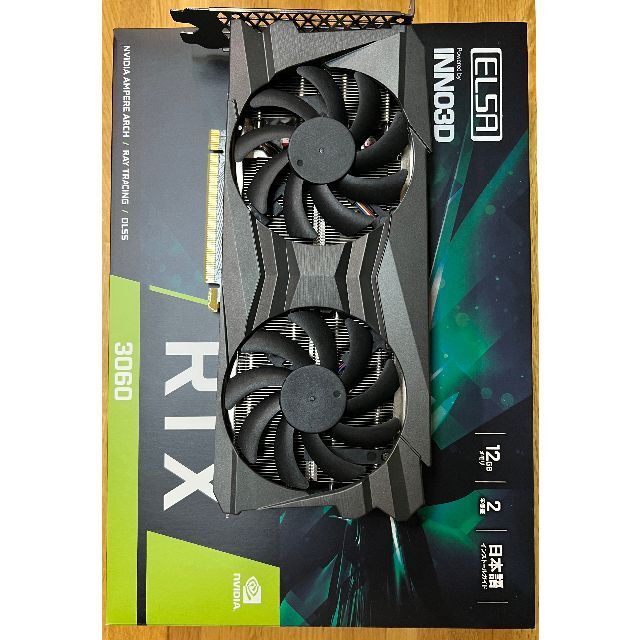 ⑯中古美品　GeForce RTX 3060 ERAZOR
