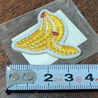 最終処分♪【新品】バナナ　アイロン　ワッペン(各種パーツ)