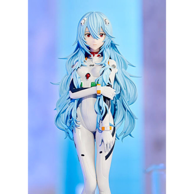 GOOD SMILE COMPANY(グッドスマイルカンパニー)のポップアップパレード エヴァンゲリオン　綾波レイ　ロングヘアver. エンタメ/ホビーのフィギュア(アニメ/ゲーム)の商品写真