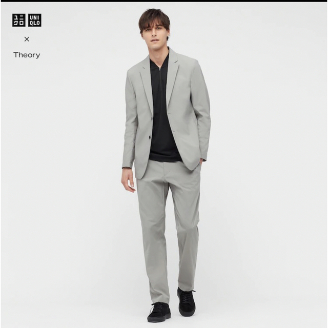 ユニクロ UNIQLO Theory セオリー 感動セットアップ ライトグレー