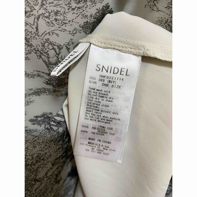 SNIDEL(スナイデル)のSNIDEL オーガンジーシースルーブラウス レディースのトップス(シャツ/ブラウス(長袖/七分))の商品写真