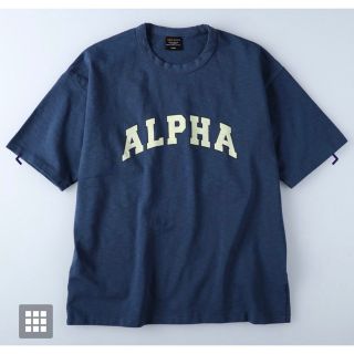 アルファインダストリーズ(ALPHA INDUSTRIES)のALPHA スラブプリントTシャツ Mサイズ(Tシャツ/カットソー(半袖/袖なし))