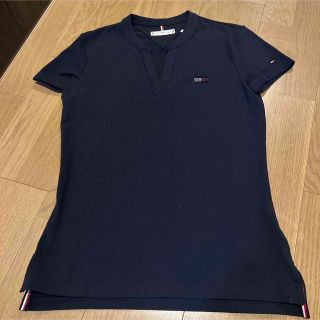 トミーヒルフィガー(TOMMY HILFIGER)のトミーヒルフィガー　Vネック　ポロシャツ(ポロシャツ)