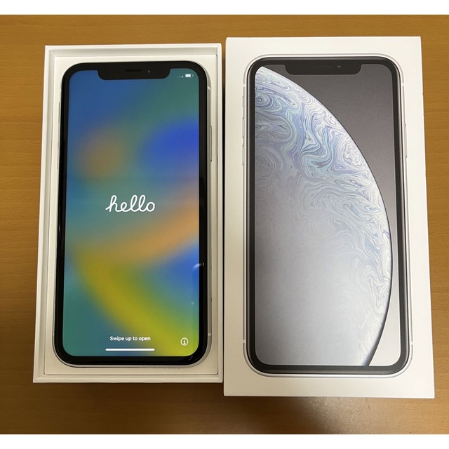 超レア】 【美品】iPhone XR White 64 GB SIMフリー