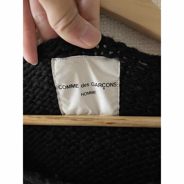 Comme des Garcons HOMME ケーブルニット バイカラー - ニット/セーター