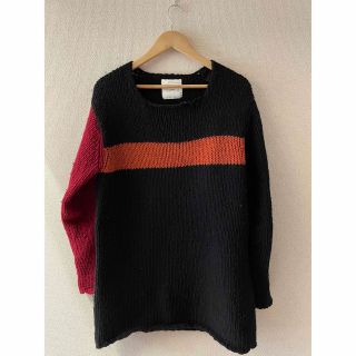 Comme des Garcons HOMME ケーブルニット バイカラー