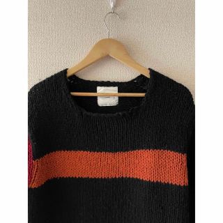 Comme des Garcons HOMME ケーブルニット バイカラー