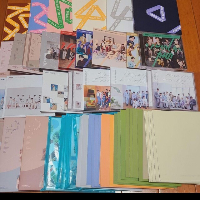 SEVENTEEN アルバム CD まとめ売り トレカ セブチの通販 by ハルカ's
