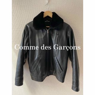 コムデギャルソン(COMME des GARCONS)のtricot Comme des Garcons レザージャケット　89AW(レザージャケット)