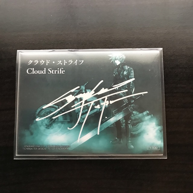 SQUARE ENIX(スクウェアエニックス)のCloud Strife クラウド・ストライフ シークレット エンタメ/ホビーのトレーディングカード(シングルカード)の商品写真