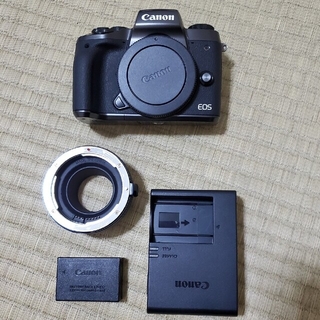 キヤノン(Canon)のCanon　eos m5 +社外品efマウントアダプター(ミラーレス一眼)