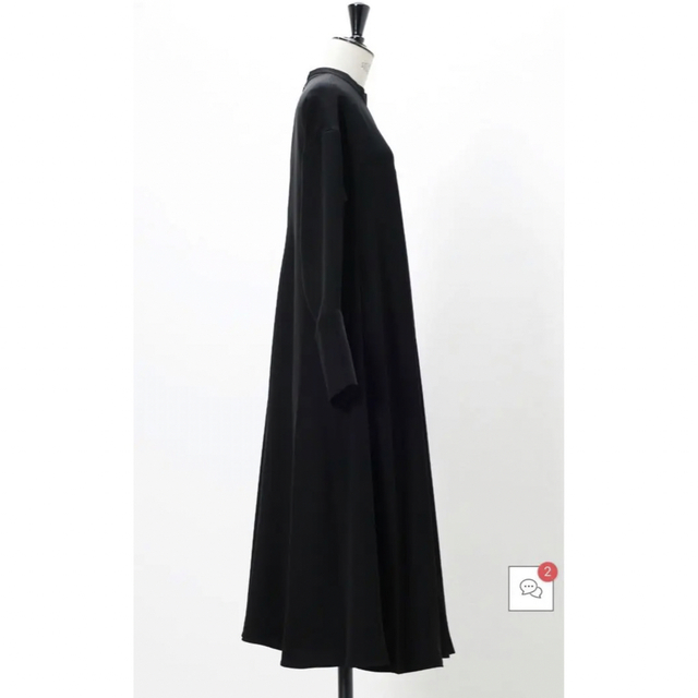 ENFOLD エンフォルド WIDE-CUFF DRESS ブラック タグ付き | www