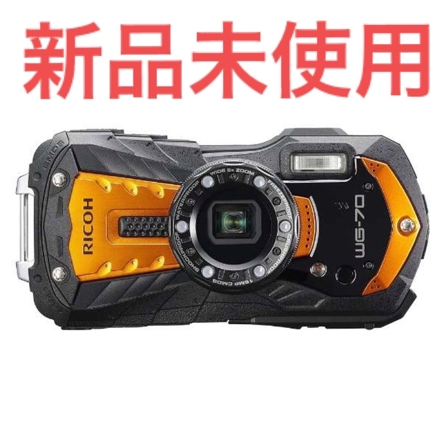 RICOH - 【新品未開封】RICOH WG-70 オレンジの通販 by まほ's shop ...