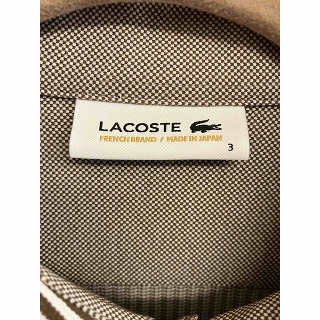 LACOSTE(ラコステ)のラコステ　長袖綿シャツ メンズのトップス(シャツ)の商品写真