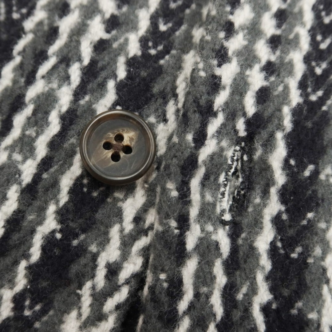 【中古】シュプリーム Supreme 2022年秋冬 Heavy Flannel Shirt ヘビーフランネル チェック シャツブルゾン グレー系xブラックxホワイト【サイズS】【メンズ】