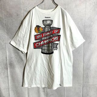 リーボック(Reebok)のリーボック　半袖Tシャツ　ブラックホークス　NFL 記念Tシャツ(Tシャツ/カットソー(半袖/袖なし))