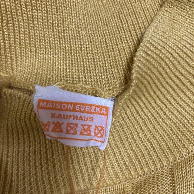 MAISON EUREKA(メゾンエウレカ)のメゾンエウレカ　STRIPE RIB MOCK NECK 未使用 レディースのトップス(シャツ/ブラウス(長袖/七分))の商品写真