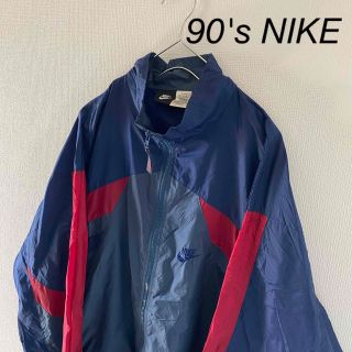 NIKE - 90'sNIKEナイキナイロンジャケットメンズ長袖xlネイビー紺 ...