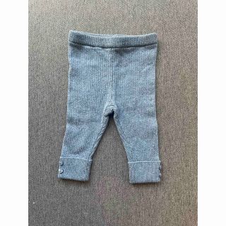 ザラキッズ(ZARA KIDS)のZARA BABY リブニットレギンス　ブルー(パンツ)