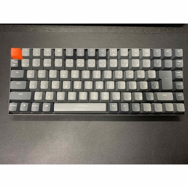 ブラックBluetooth対応Keychron K2 V2 WIRELESS 87KEY LIGHT GRAY