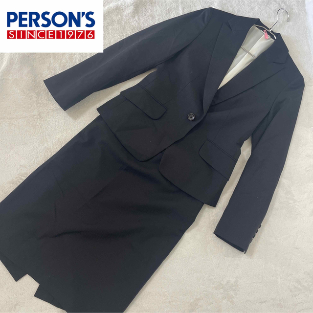 PERSON'S パーソンズ　レディース　セットアップスーツ　Lサイズ